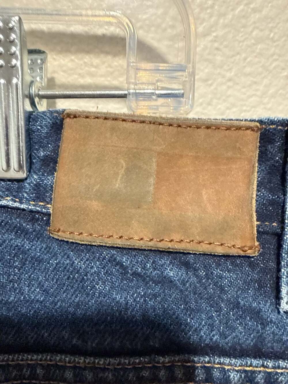 Vintage Tommy Hilfiger 100% Cotton Straight Leg Jeans Size 16 x 33 - Picture 5 of 8